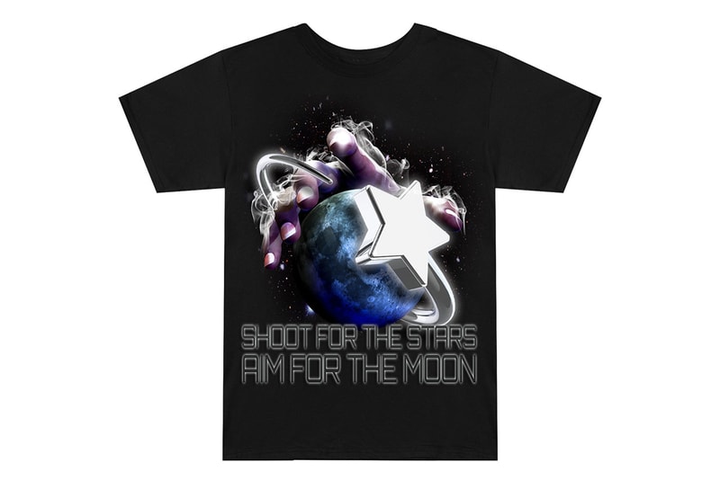 Pop Smoke x WHO DECIDES WAR 'Shoot for the Stars' capsule collaboration ev bravado album aim for the moon album merch