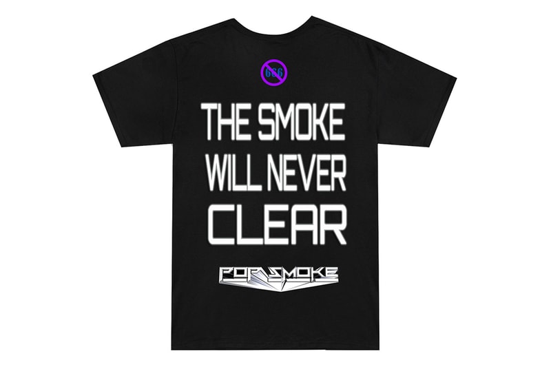 Pop Smoke x WHO DECIDES WAR 'Shoot for the Stars' capsule collaboration ev bravado album aim for the moon album merch