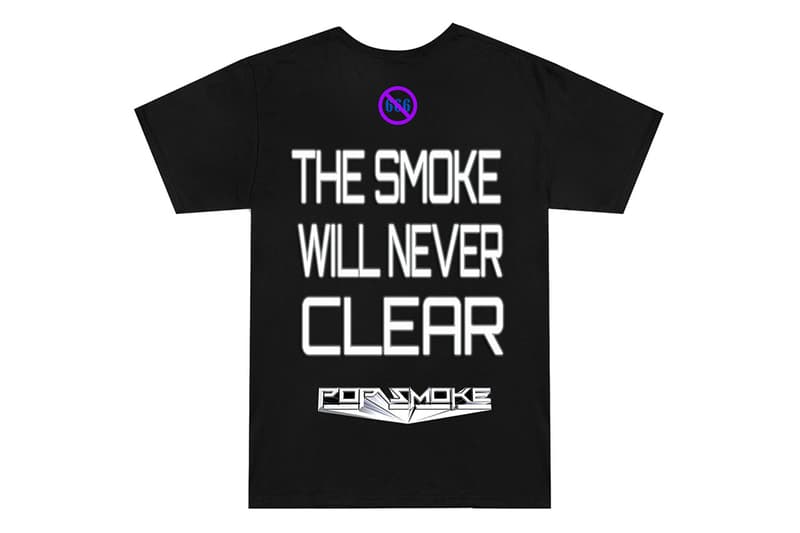 Pop Smoke x WHO DECIDES WAR 'Shoot for the Stars' capsule collaboration ev bravado album aim for the moon album merch