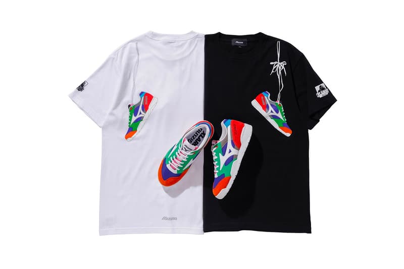 X LARGE Mizuno Court Select shoes sneakers menswear streetwear spring summer 2020 collection capsule ss20 trainers runners t shirts graphics