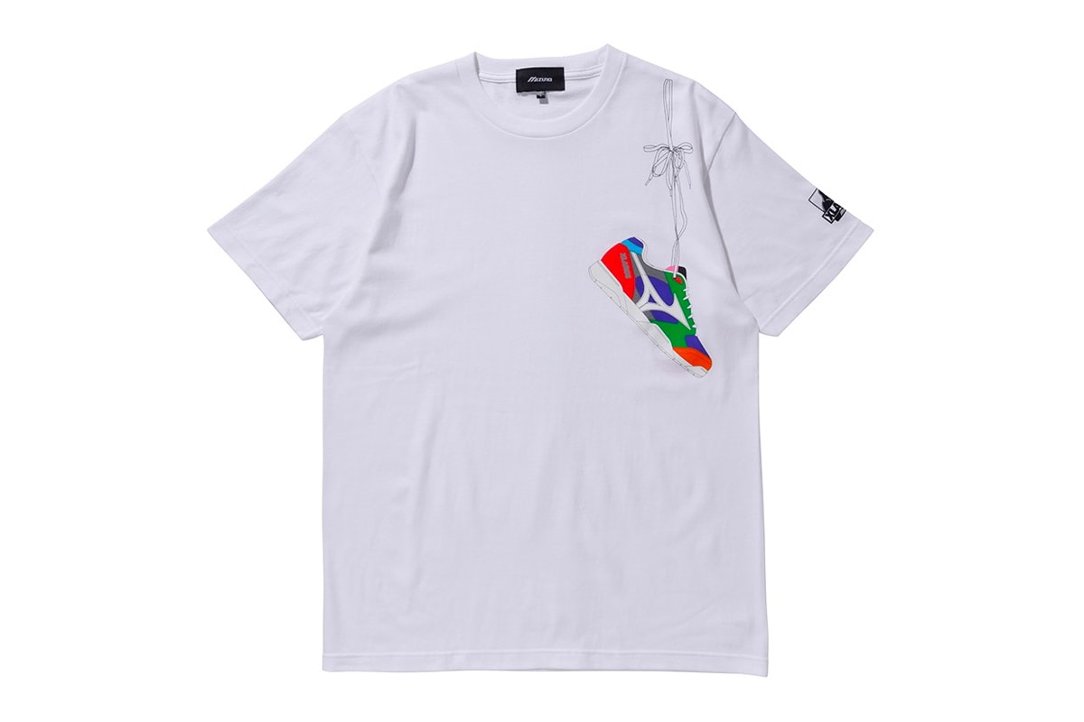 X LARGE Mizuno Court Select shoes sneakers menswear streetwear spring summer 2020 collection capsule ss20 trainers runners t shirts graphics