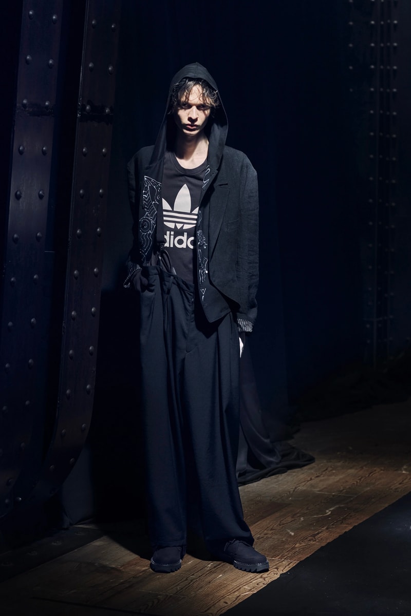 Yohji Yamamoto Spring Summer 2021 Collection Paris Fashion Week runways japanese designer pfw black monochromatic digital pour homme ss21