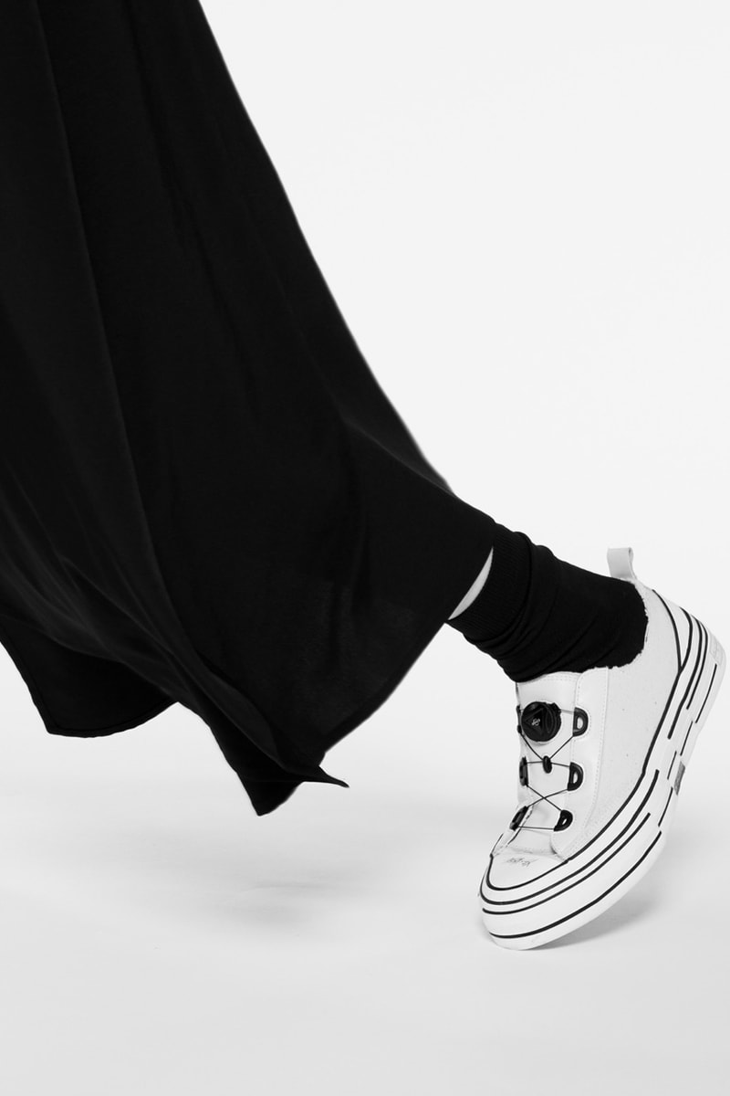 xVESSEL for Yohji Yamamoto Y's GOP LOW Sneakers collaboration model shoe boa lacing system japan release date price info july 22 2020