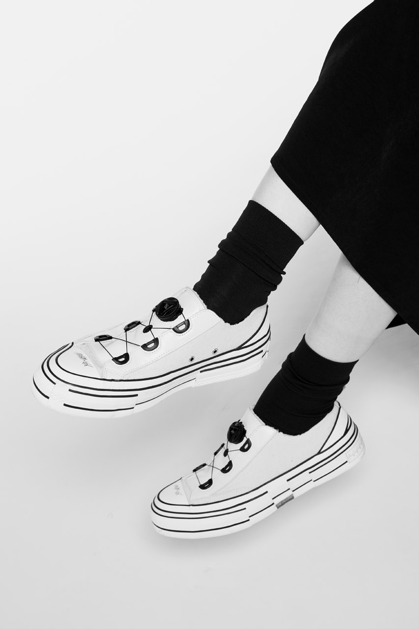 xVESSEL for Yohji Yamamoto Y's GOP LOW Sneakers collaboration model shoe boa lacing system japan release date price info july 22 2020