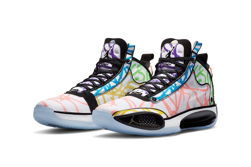 zion williamson air jordan brand 34 noah pe player exclusive edition white black purple red green orange yellow blue DA1897 100 official release date info photos price store list buying guide