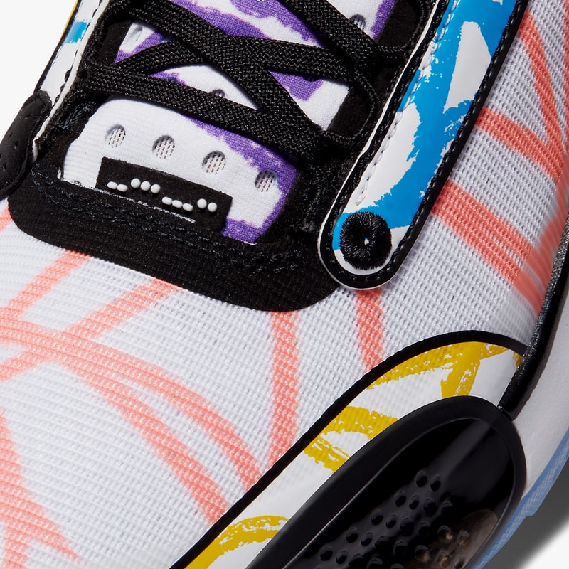 zion williamson air jordan brand 34 noah pe player exclusive edition white black purple red green orange yellow blue DA1897 100 official release date info photos price store list buying guide
