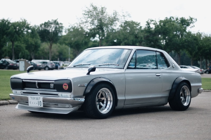 Modified 1972 Nissan Skyline 2000GT KGC10 For Sale Auction Bring a Trailer C10 GT-R Rocket Bunny Body Kit Tuner Tuned Custom Recaro JDM Japanese Import Classic Sports Car Japan Automotive Hakosuka