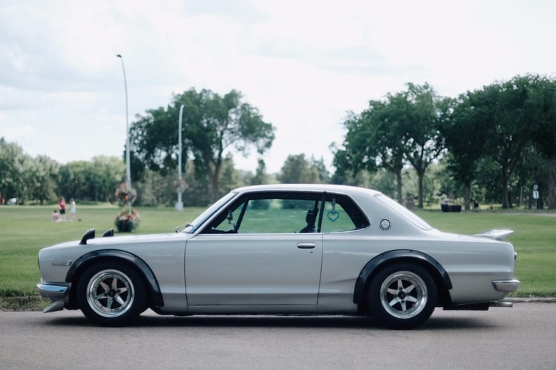 Modified 1972 Nissan Skyline 2000GT KGC10 For Sale Auction Bring a Trailer C10 GT-R Rocket Bunny Body Kit Tuner Tuned Custom Recaro JDM Japanese Import Classic Sports Car Japan Automotive Hakosuka