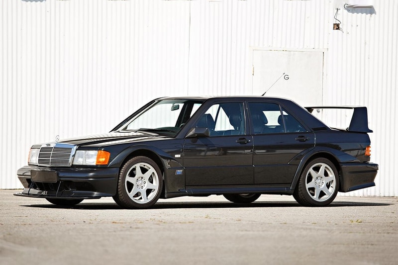 1990 Mercedes-Benz 190E 2.5-16 Evolution II Rare German Sports Saloon DTM Touring Car Family Auction Gooding & Company Closer Look Black Benz