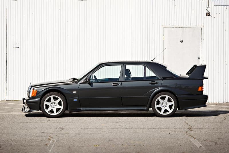 1990 Mercedes-Benz 190E 2.5-16 Evolution II Rare German Sports Saloon DTM Touring Car Family Auction Gooding & Company Closer Look Black Benz
