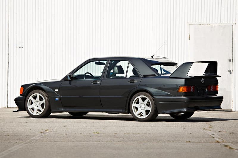1990 Mercedes-Benz 190E 2.5-16 Evolution II Rare German Sports Saloon DTM Touring Car Family Auction Gooding & Company Closer Look Black Benz