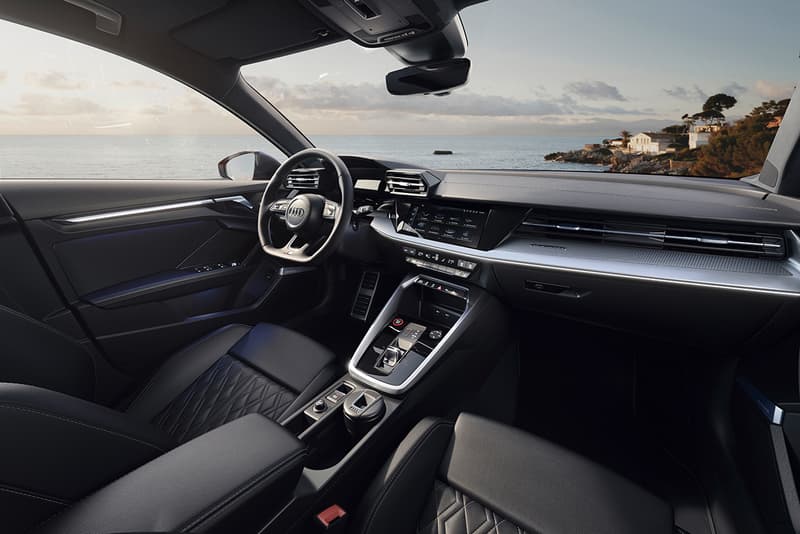2022 Audi S3 Sportback and Saloon First Look Quattro All Wheel Drive 310 HP Turbocharger Four-Pot V4 S-Tronic Closer Look Release Information UK USA Pricing Europe German Automotive Fast Family Car Hot Hatchback
