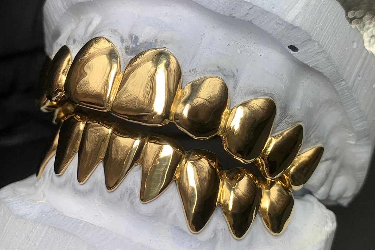 Grillz Buyer Guide Jewelry Investment Helen With the Gold Teeth Pinstripe Grillz Ri Serax 