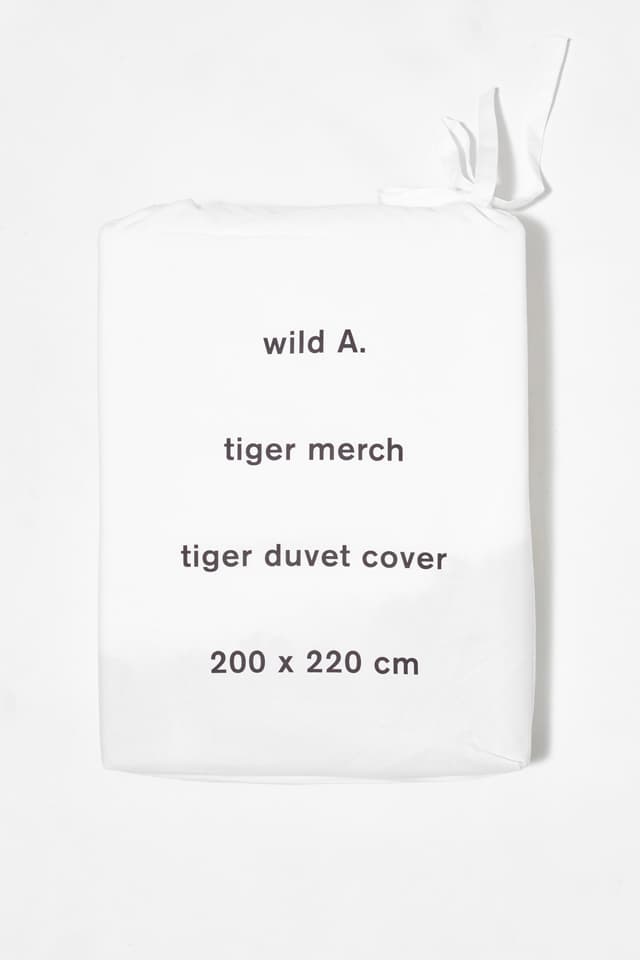 Rop van Mierlo x Wild Animals "Tiger Merch" Collaboration collection accessories artwork