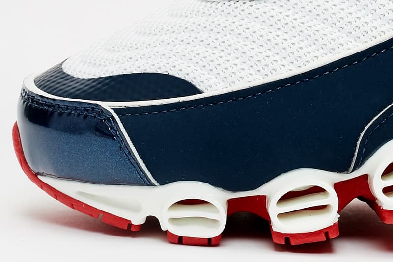 adidas Originals Microbounce T1 "Night Cargo" CLOUD WHITE / SCARLET / COLLEGIATE NAVY Eg5394 Eg5395 GLORY GREEN / ORANGE / CLOUD WHITE Release Information Closer Look Footwear Vintage Retro 2008 Runner Three Stripes Drop Date