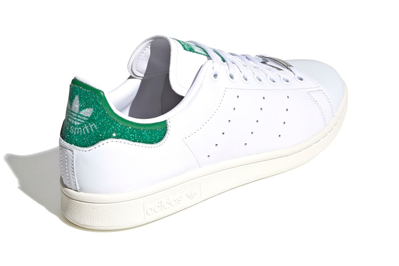 adidas originals sneakersnstuff stan smith superstar swarovski crystals black white green release information