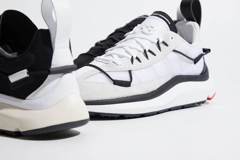 y-3 shiku run black white red signal cyan blue release information buy cop purchase details Aphrodite mesh leather suede 
