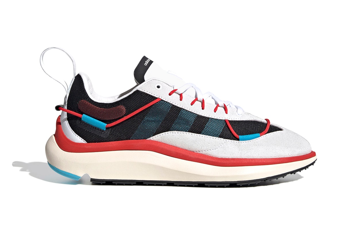 y-3 shiku run black white red signal cyan blue release information buy cop purchase details Aphrodite mesh leather suede 