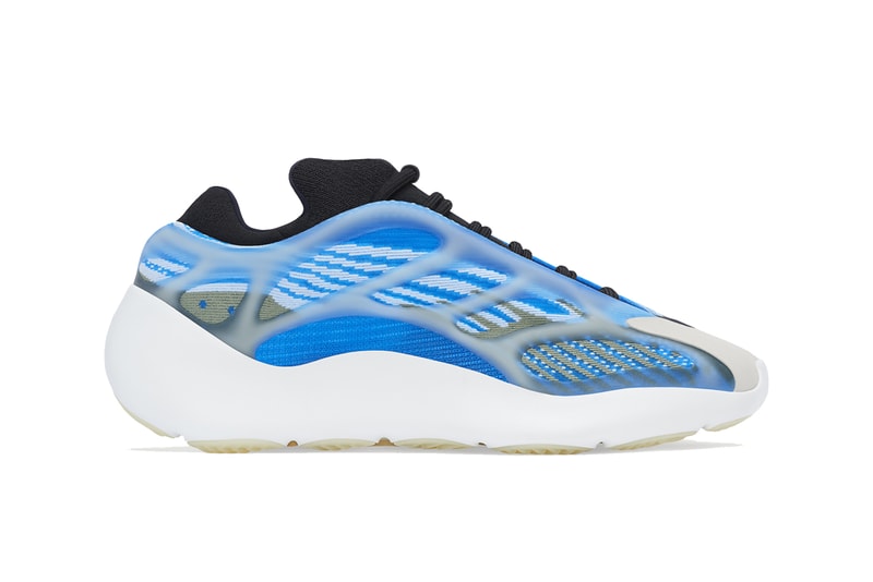 kanye west adidas yeezy 700 v3 Arzareth white blue black G54850 official release date info photos price store raffle list buying guide
