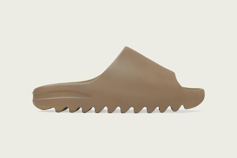 adidas YEEZY SLIDE "Soot" "Core" Release Information Drop Date Kanye West Hanon Sandals Footwear Summer 2020 Ye G55495 g55492 EVA Injected Foam At Home