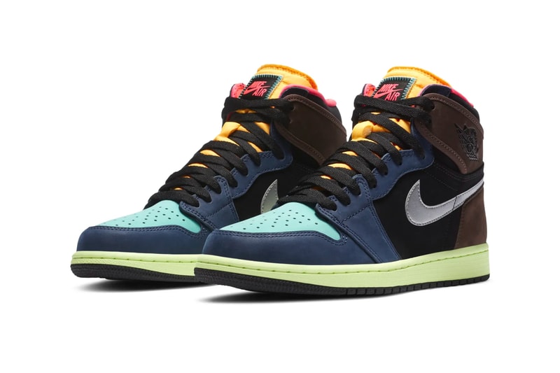 Air Jordan 1 BAROQUE BROWN racer pink 555088-201 Release Jordan brand sneakers kicks footwear 