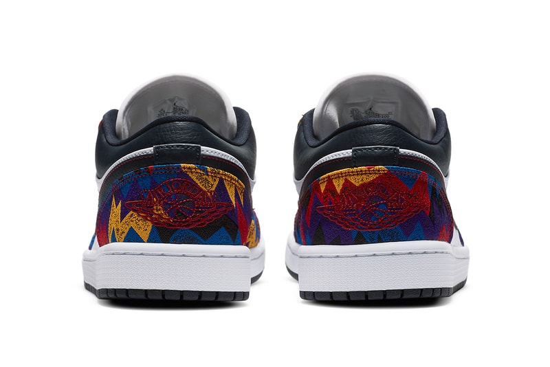 air jordan brand 1 low nothing but net sweater white team red dark obsidian sweater CZ8659 100 official release date info photos price store list buying guide