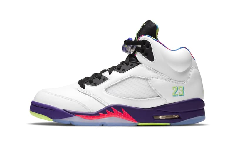 Air Jordan 5 Alternate Bel-Air Ghost Green Release Official Look DB3335-100 Buy price Fresh Prince