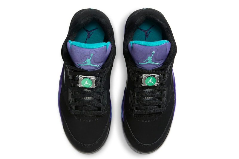Air Jordan 5 Low Golf Black Grape Release Info CU4523-001 Date Buy Price black Purple Teal Ice New Emerald