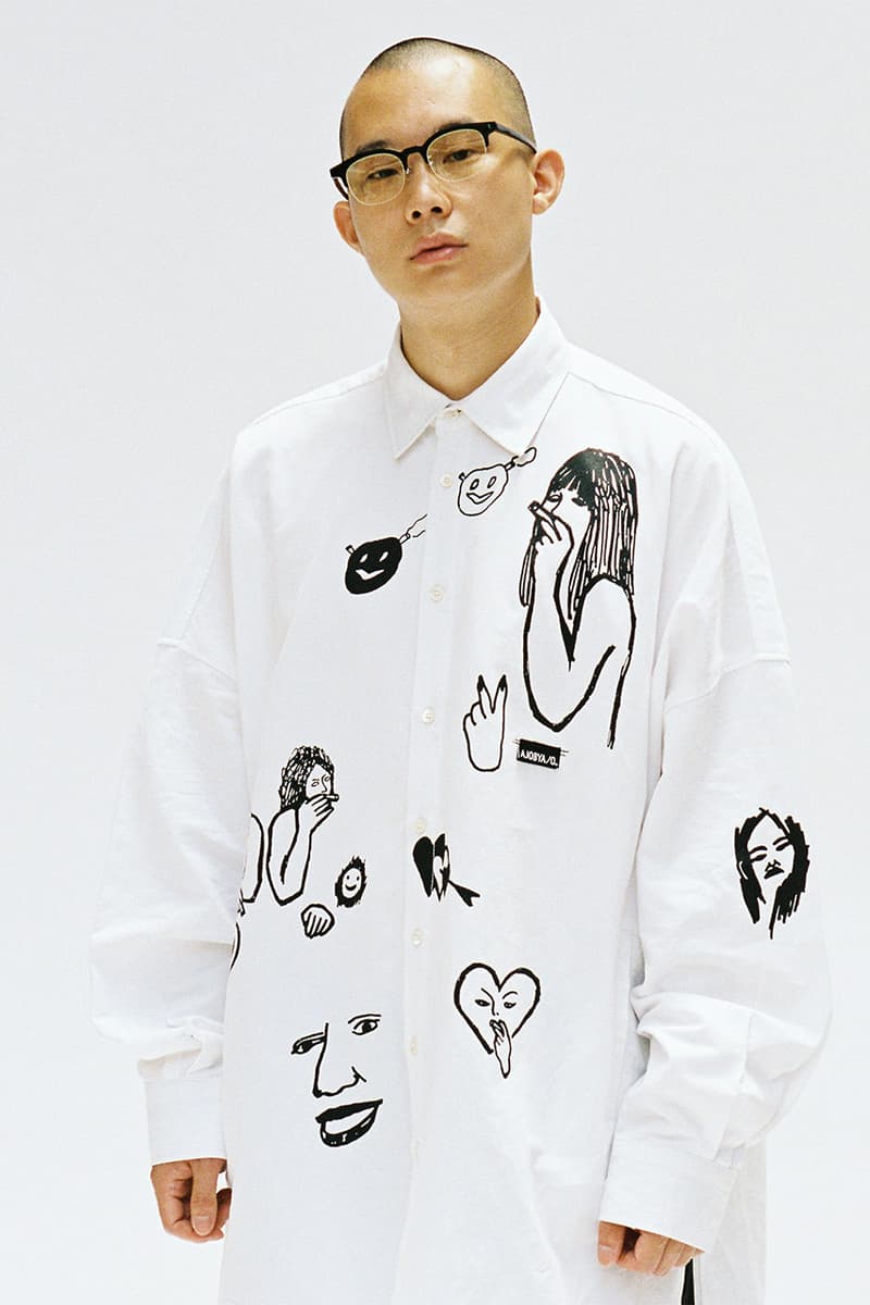 Ajobyajo Fall Winter 2020 Lookbook menswear streetwear fw20 collection Your Mistake is My Future jackets t shirts hoodies pants denim trousers graphics