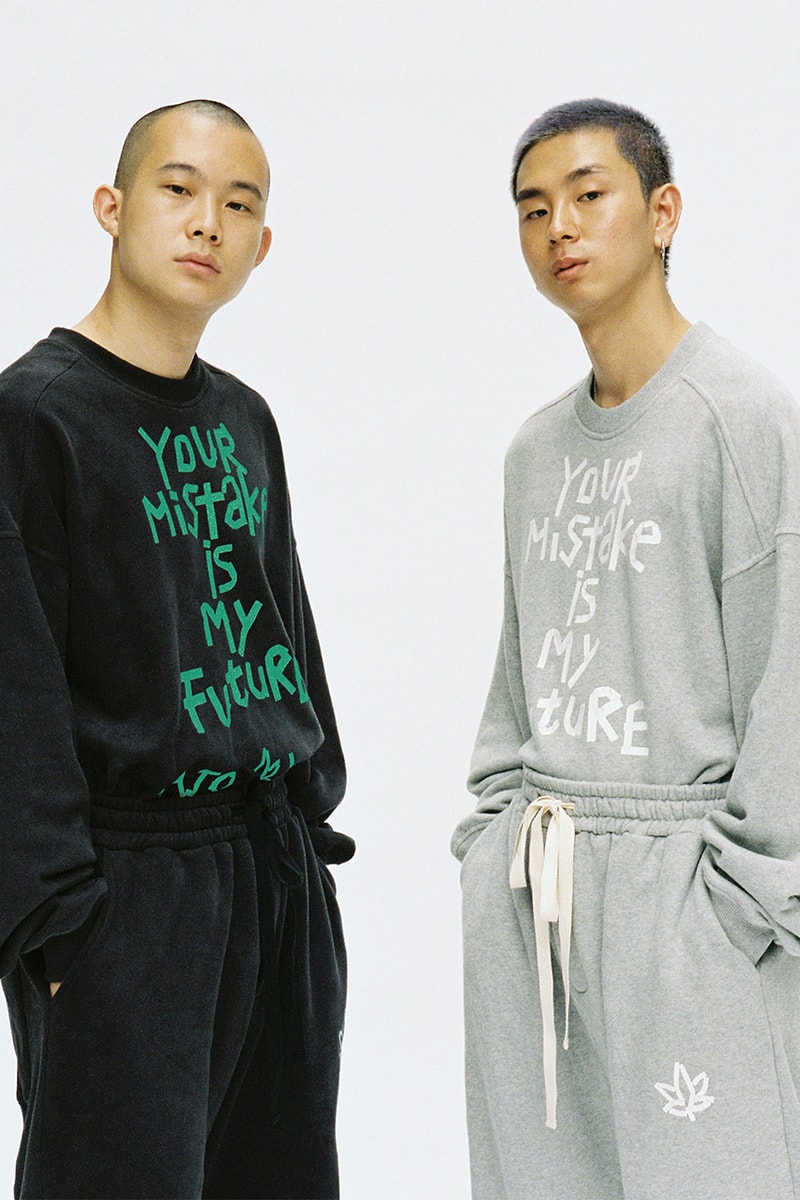 Ajobyajo Fall Winter 2020 Lookbook menswear streetwear fw20 collection Your Mistake is My Future jackets t shirts hoodies pants denim trousers graphics