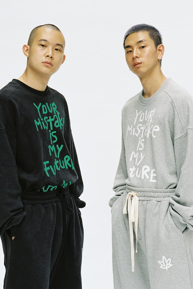 Ajobyajo Fall Winter 2020 Lookbook menswear streetwear fw20 collection Your Mistake is My Future jackets t shirts hoodies pants denim trousers graphics