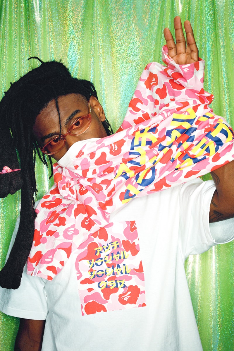 anti social social club bape fall 2020 collaboration capsule collection 1st camo green pink blue official release date info photos price store list buying guide