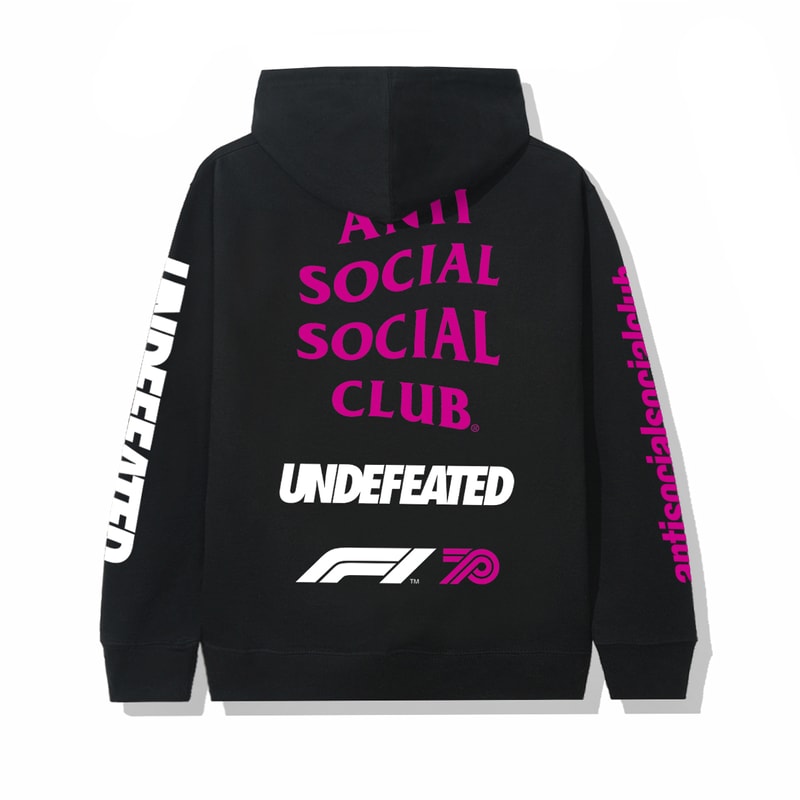 Anti Social Social Club x Undefeated x Formula 1 collaboration capsule collection 70th anniversary