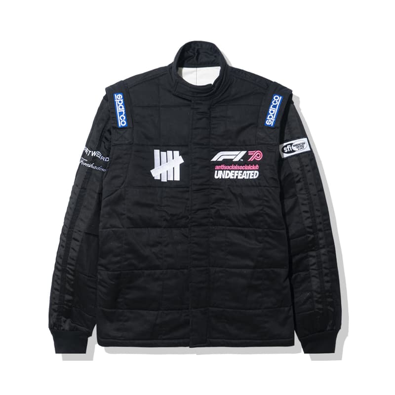 Anti Social Social Club x Undefeated x Formula 1 collaboration capsule collection 70th anniversary