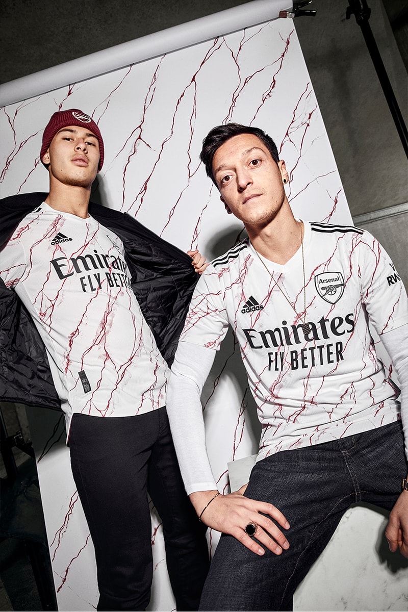 arsenal Adidas away kit 2020 2021 Highbury marble Hall effect inspiration emirates stadium release info