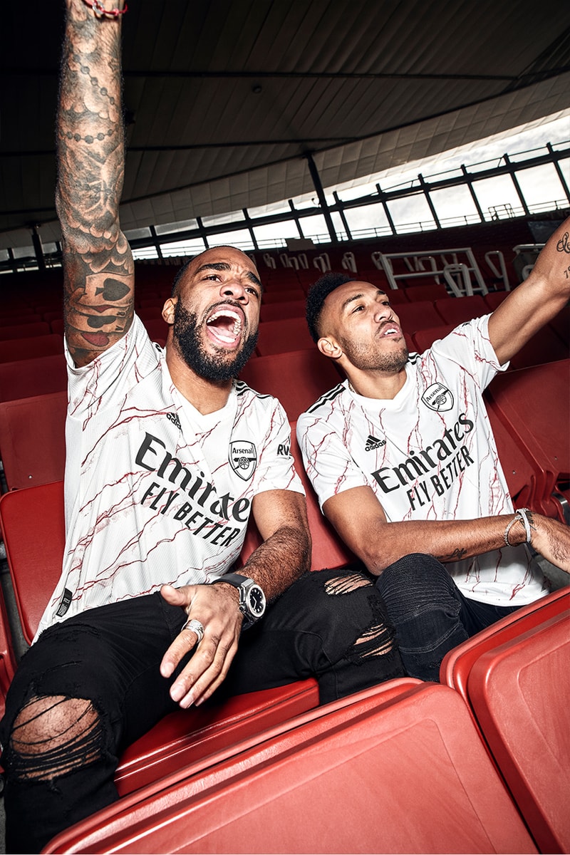 arsenal Adidas away kit 2020 2021 Highbury marble Hall effect inspiration emirates stadium release info