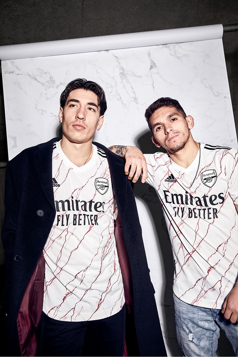 arsenal Adidas away kit 2020 2021 Highbury marble Hall effect inspiration emirates stadium release info