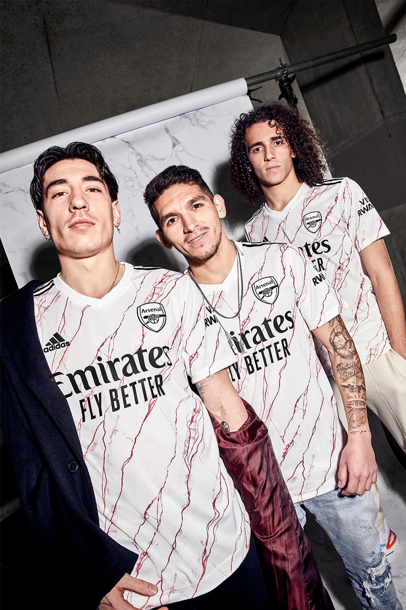 arsenal Adidas away kit 2020 2021 Highbury marble Hall effect inspiration emirates stadium release info