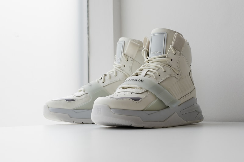 Balmain basketball b ball sneaker aphrodite buy cop purchase white release information details UM1C230LCTW OFA