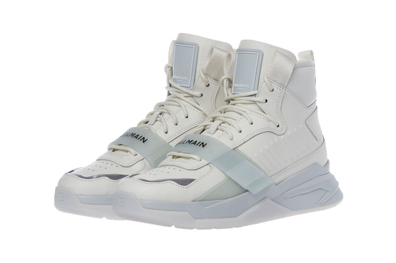 Balmain basketball b ball sneaker aphrodite buy cop purchase white release information details UM1C230LCTW OFA