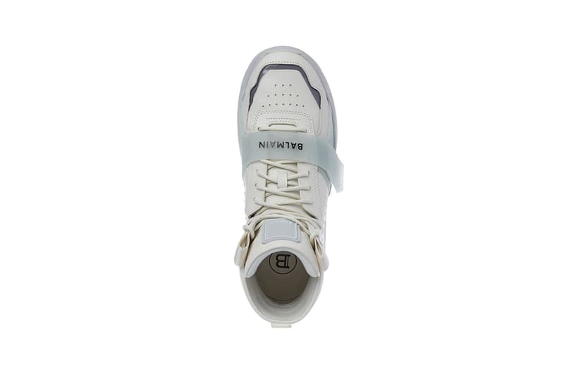 Balmain basketball b ball sneaker aphrodite buy cop purchase white release information details UM1C230LCTW OFA