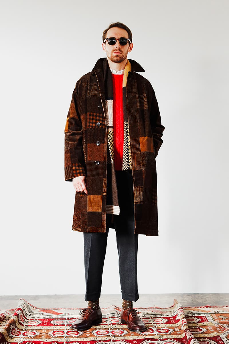 BEAMS Plus Fall Winter 2020 Lookbook collection fw20 menswear streetwear japanese coats jackets pants slacks khaki sartorial classic