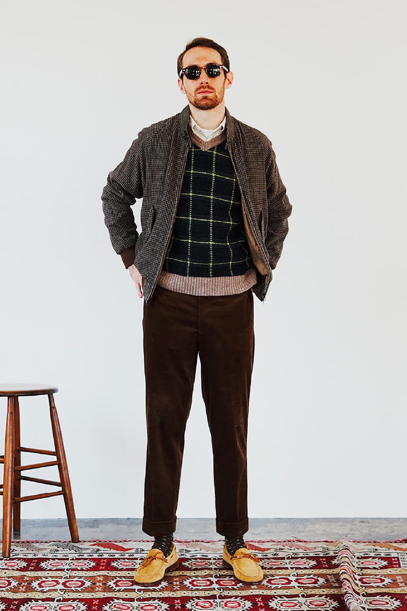 BEAMS Plus Fall Winter 2020 Lookbook collection fw20 menswear streetwear japanese coats jackets pants slacks khaki sartorial classic