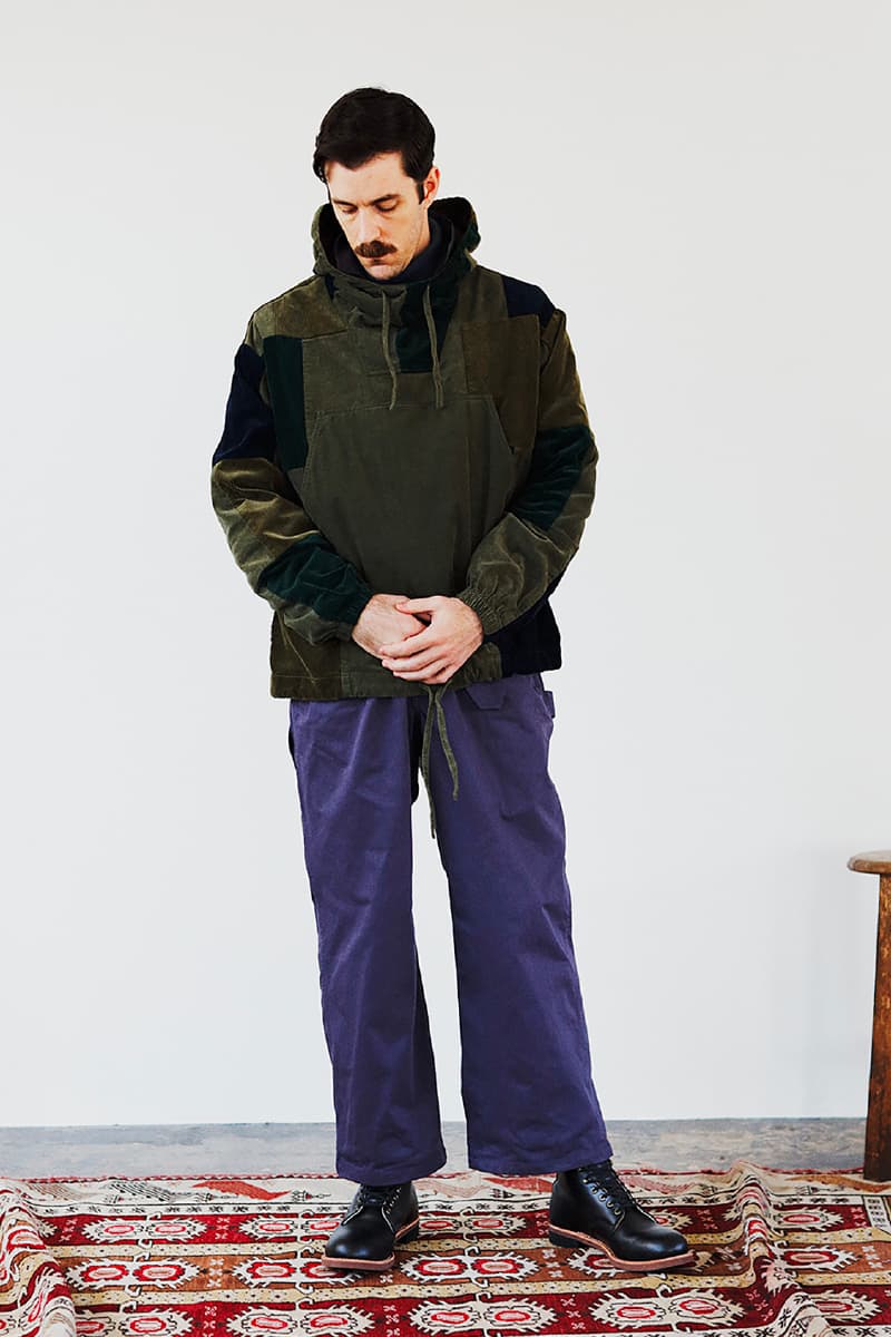 BEAMS Plus Fall Winter 2020 Lookbook collection fw20 menswear streetwear japanese coats jackets pants slacks khaki sartorial classic