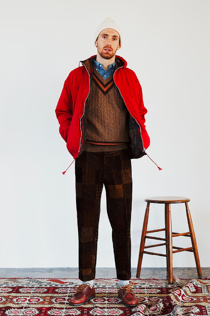 BEAMS Plus Fall Winter 2020 Lookbook collection fw20 menswear streetwear japanese coats jackets pants slacks khaki sartorial classic