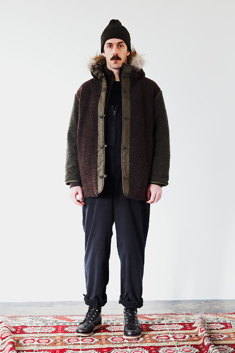 BEAMS Plus Fall Winter 2020 Lookbook collection fw20 menswear streetwear japanese coats jackets pants slacks khaki sartorial classic