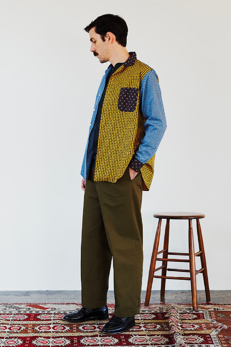 BEAMS Plus Fall Winter 2020 Lookbook collection fw20 menswear streetwear japanese coats jackets pants slacks khaki sartorial classic