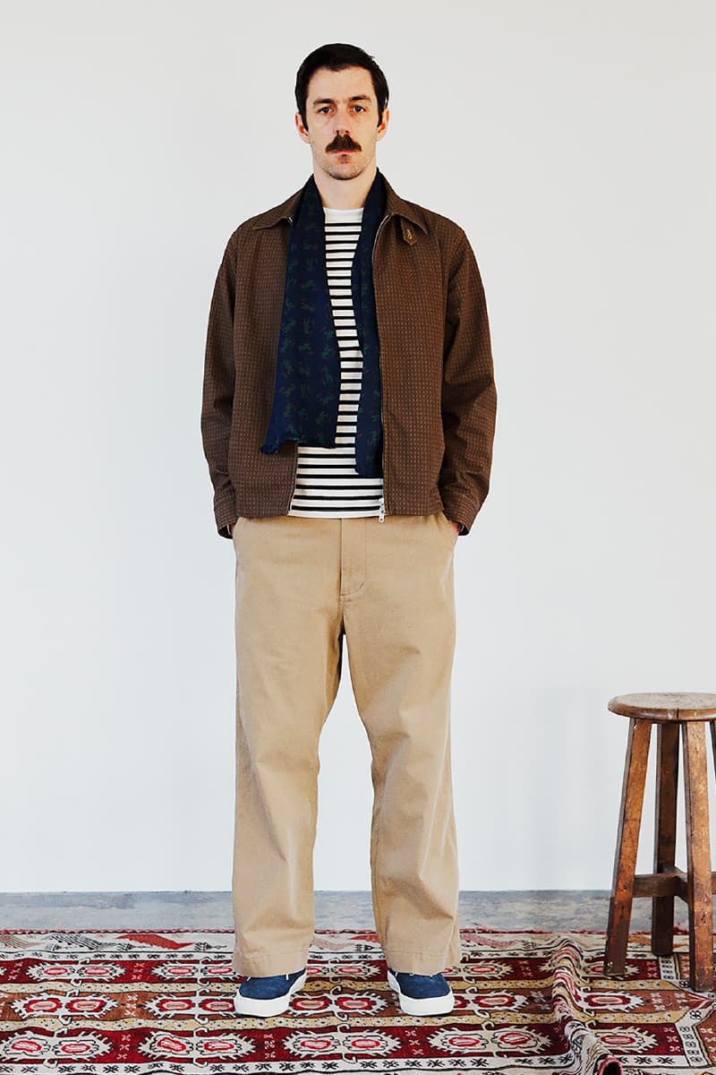 BEAMS Plus Fall Winter 2020 Lookbook collection fw20 menswear streetwear japanese coats jackets pants slacks khaki sartorial classic