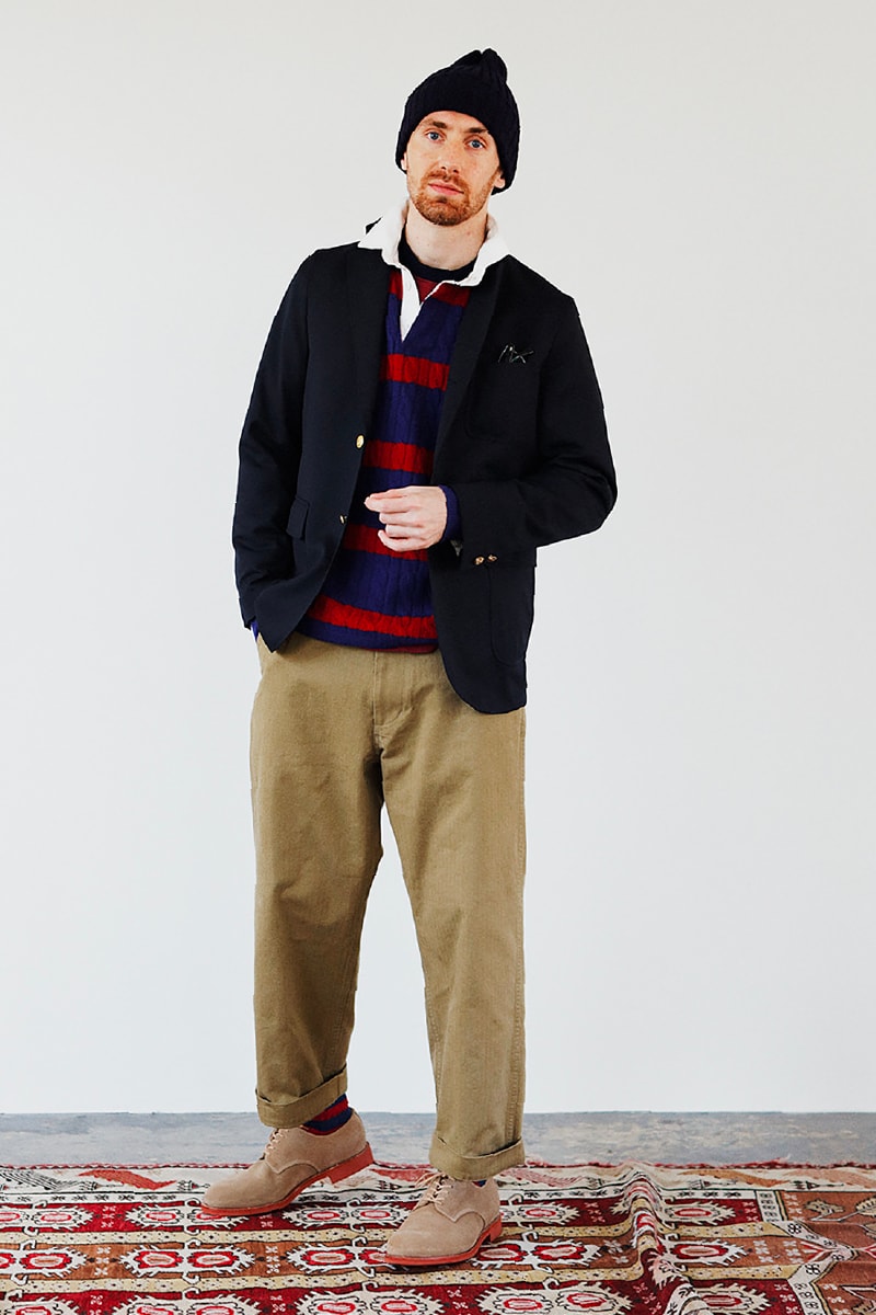 BEAMS Plus Fall Winter 2020 Lookbook collection fw20 menswear streetwear japanese coats jackets pants slacks khaki sartorial classic