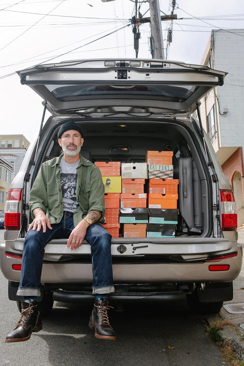 benny gold sneaker shoe collection raffle dates info nike sb dunk huf tie dye hufquake air max 90 bacon dqm official info